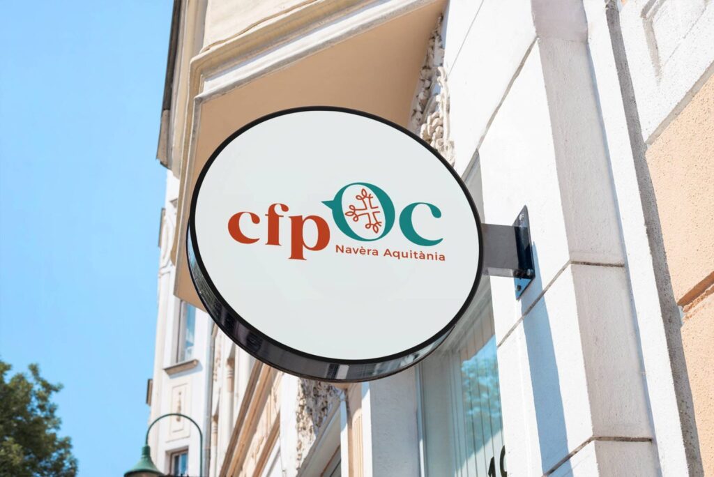 logo cfpoc réalisé par une graphiste freelance